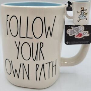 Rae Dunn Wizard of Oz Follow Your Own Path coffee mug